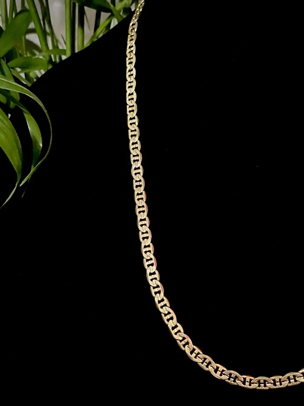14k Gold Plated Chain Necklace Tarnish Free - Jewelry